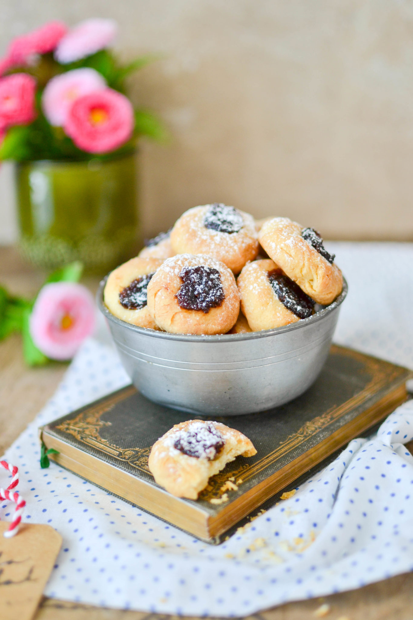 Сирне печиво з мармеладом