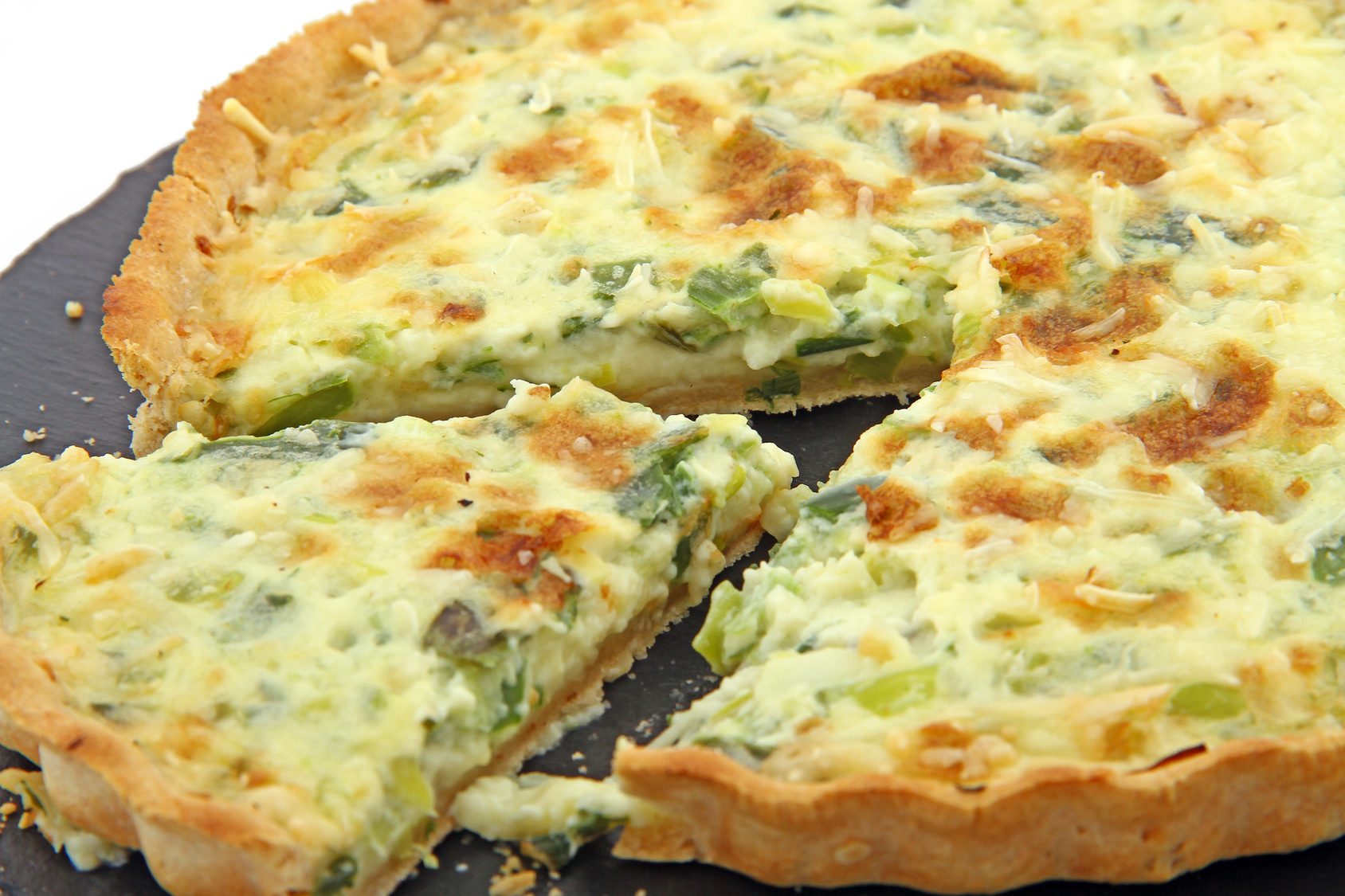 Пиріг з цибулею-порей