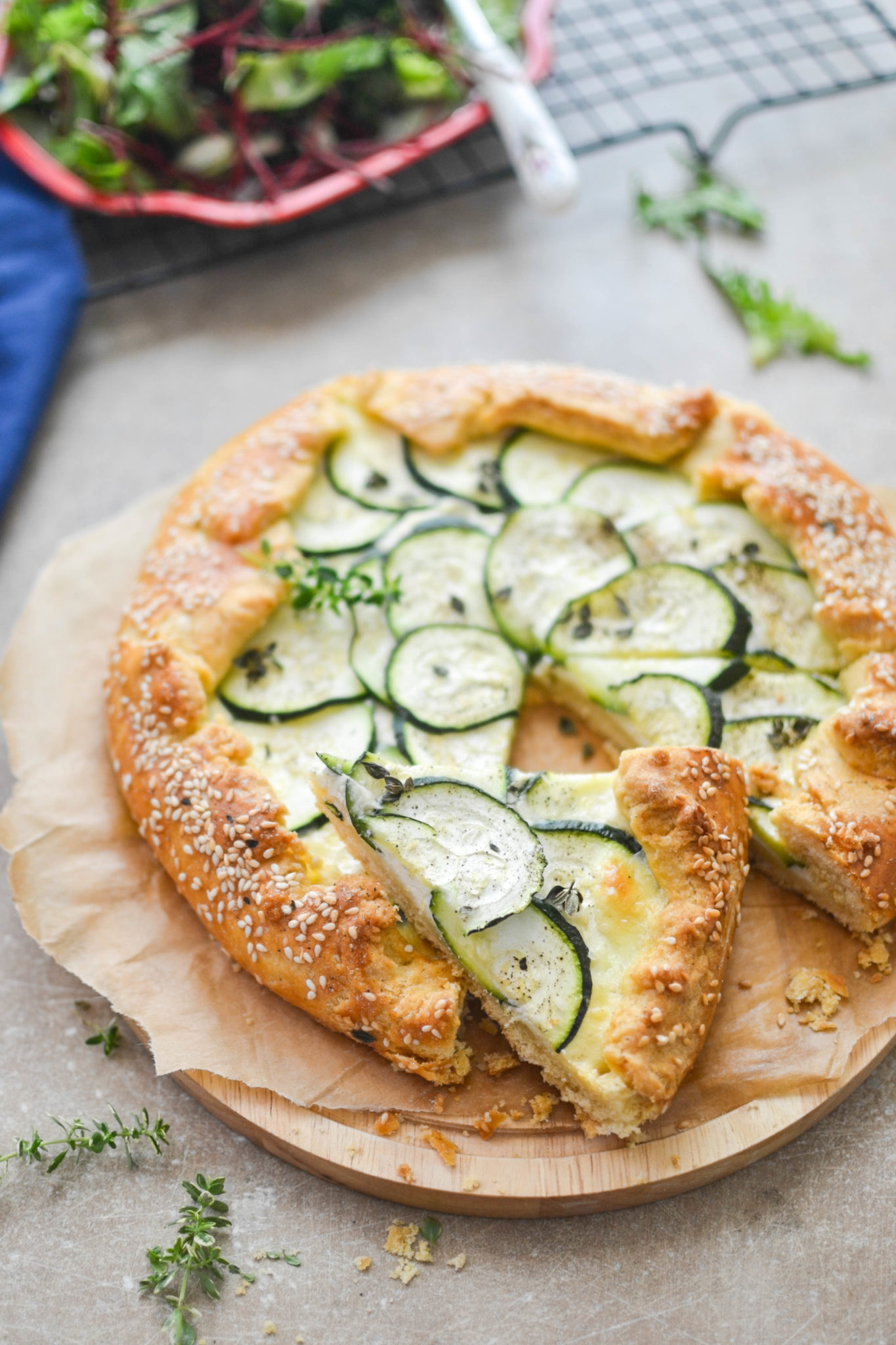 Хрусткий пиріг з кабачками