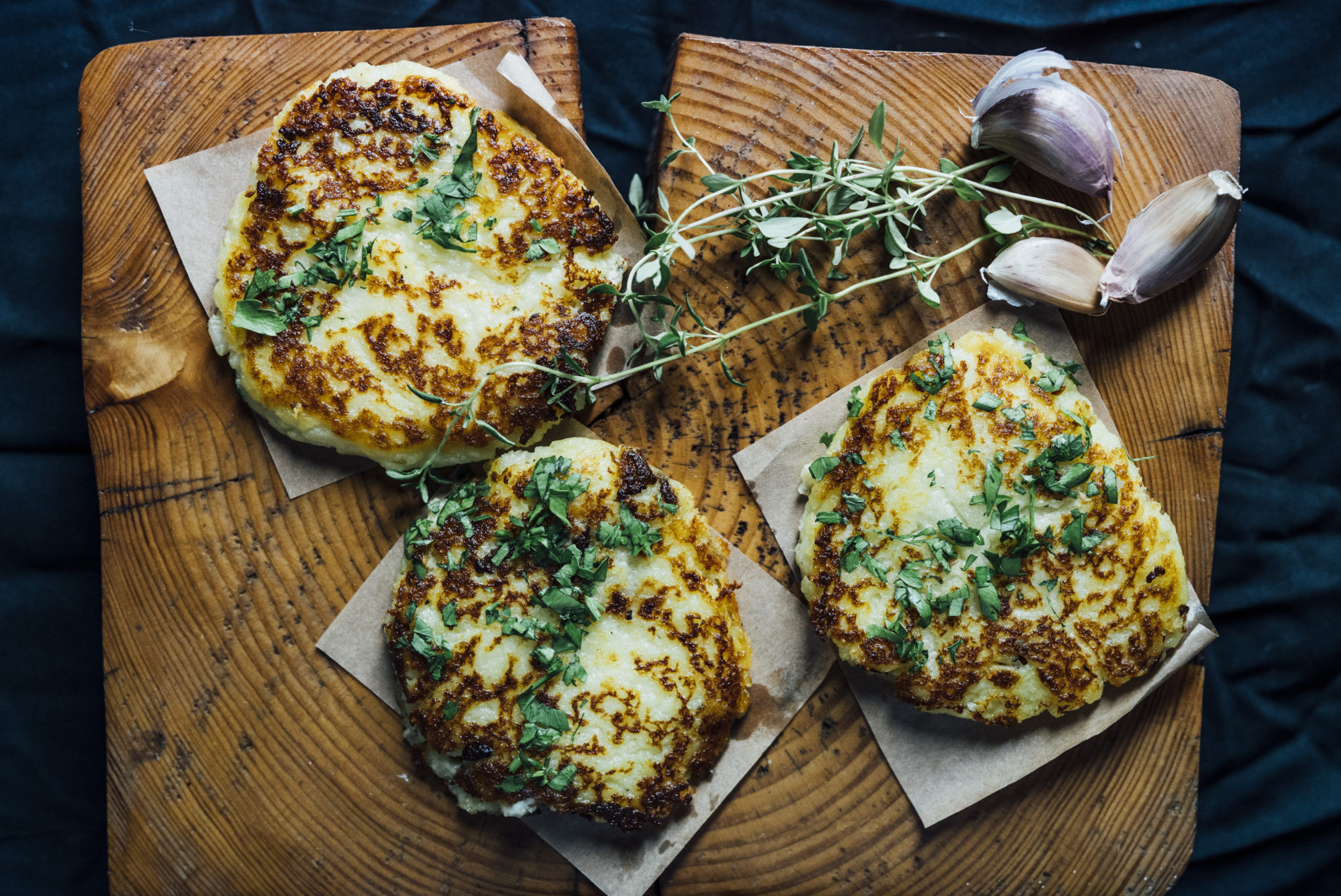 Картопляні котлети з сиром