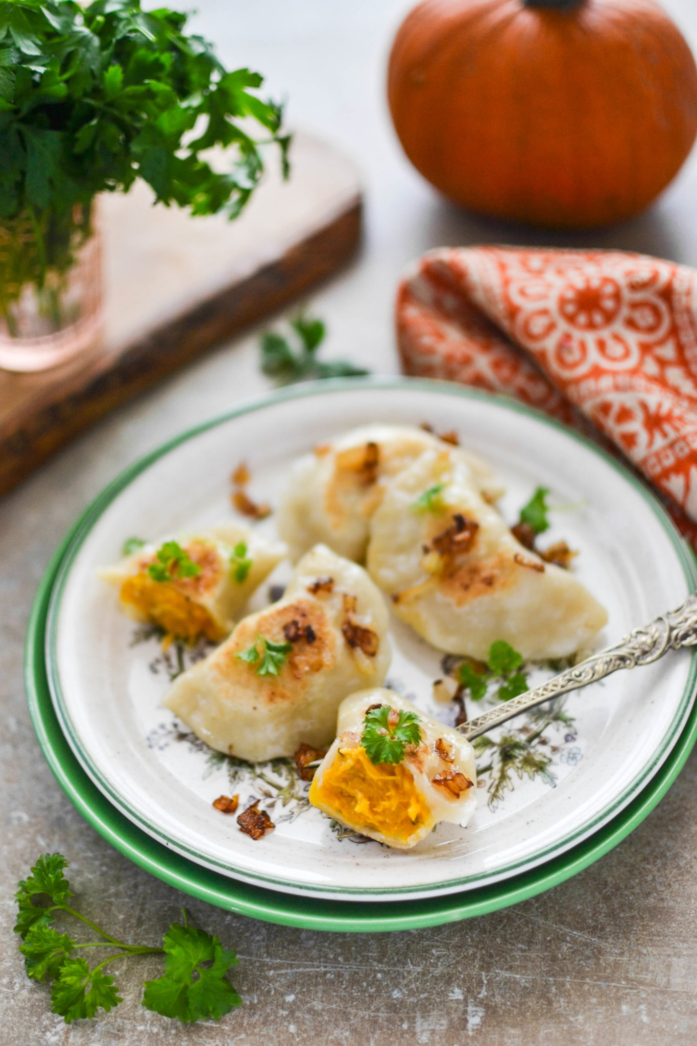 Вареники з гарбузом