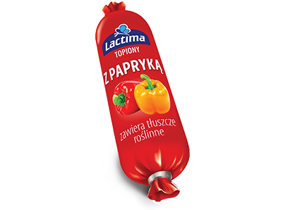 Kiełbaska produktu topionego w&nbsp;osłonce o&nbsp;smaku papryki 100 g