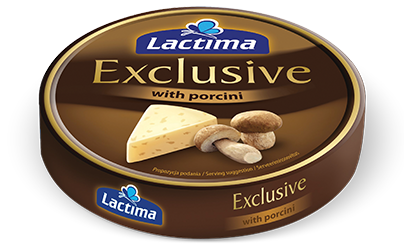 Krążek sera topionego Exclusive o&nbsp;smaku porcini 140 g