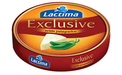 Krążek sera topionego Exclusive o&nbsp;smaku jalapeño 140 g