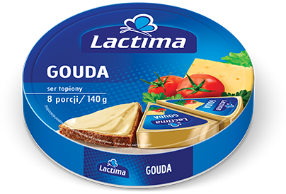 Krążek sera topionego o&nbsp;smaku Gouda 140 g