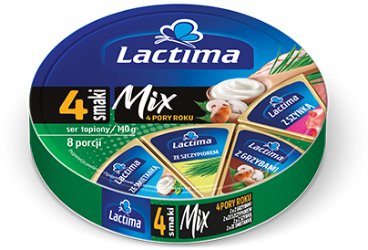 Krążek sera topionego Mix – 4 smaki 140 g