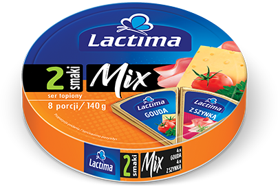 Krążek sera topionego Mix o&nbsp;smaku Gouda 140 g