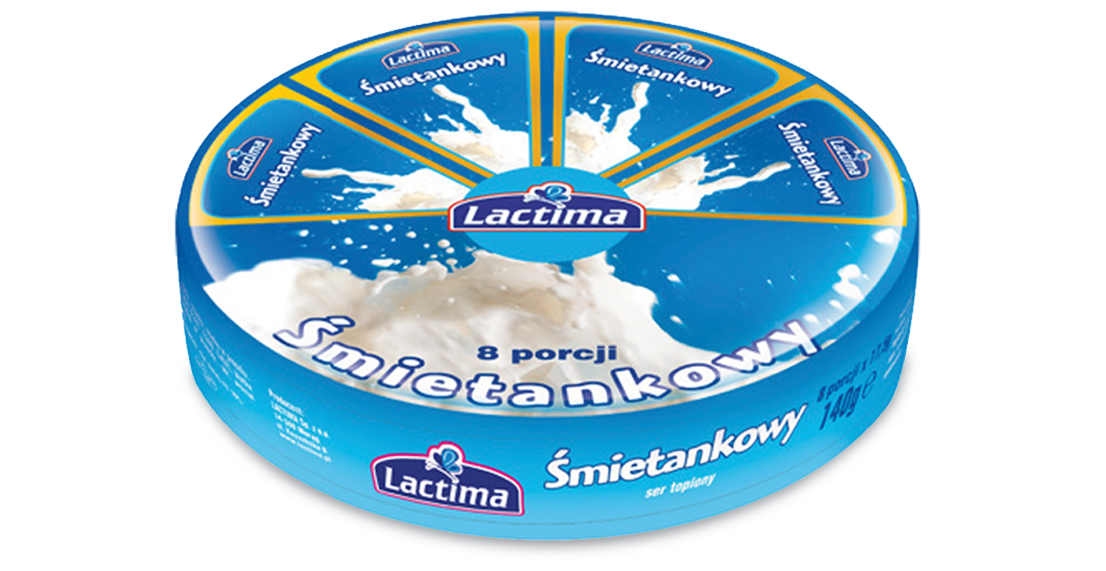 Uruchomienie linii produkcji serów topionych w&nbsp;krążkach Lactima, ser śmietankowy w&nbsp;porcjach