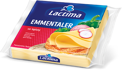 Plastry sera topionego o&nbsp;smaku Emmentaler 130 g