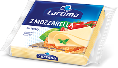 Plastry sera topionego o&nbsp;smaku Mozzarella 130 g