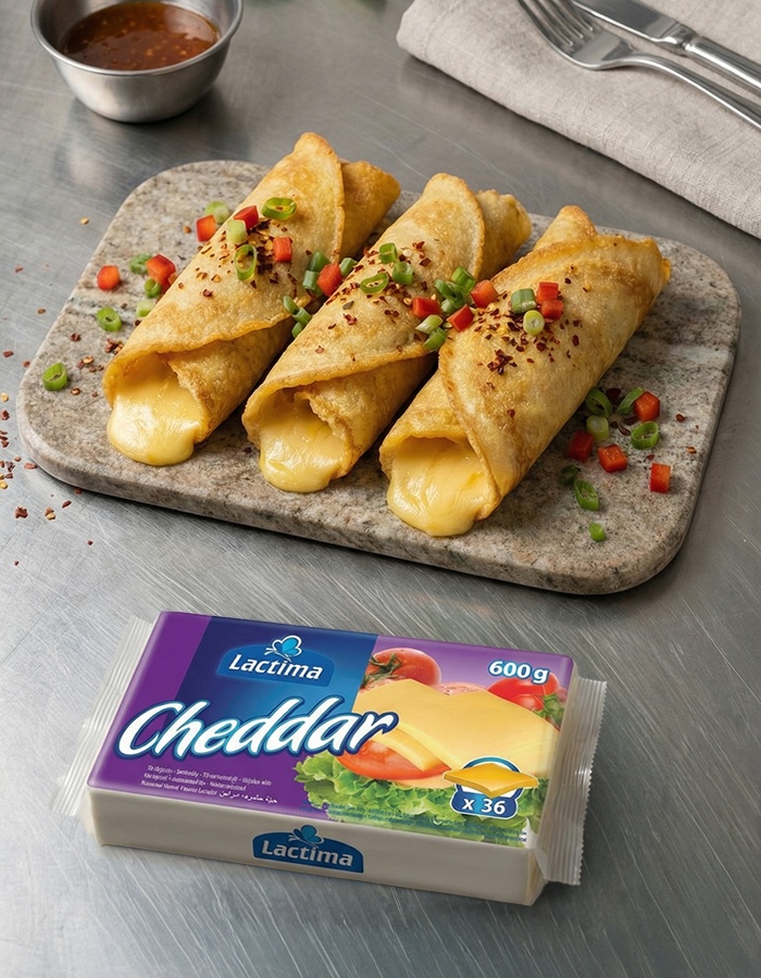 Ser w plasterkach Cheddar 600g
